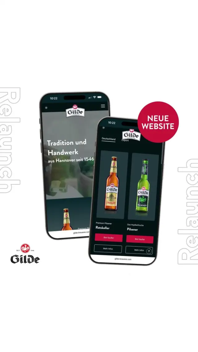 Relaunch! 🔥 Was macht uns seit 1546 aus? Wie brauen wir? Und wo kannst du dein Lieblingsprodukt kaufen? 🍺 Alle Antworten gibt`s auf unserer neuen Website. 😎

#gilde #gildebrauerei #brauerei #dasgildet #gildebier #hannover #relaunch