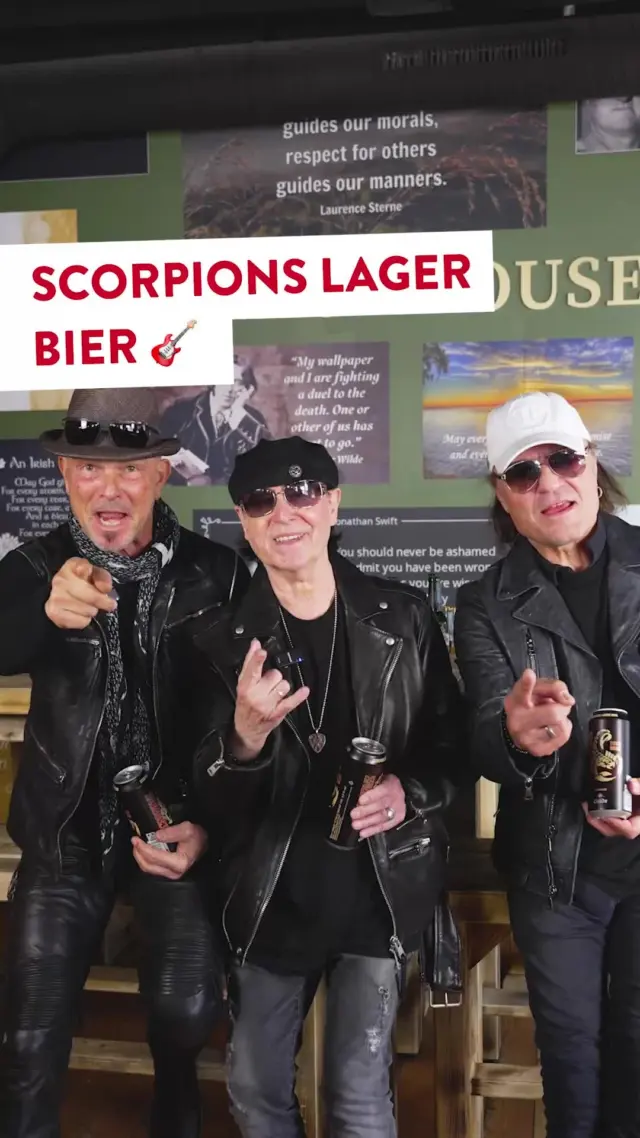 🎸 Brewed by legends. Tasted by rebels. 🍺

We are bringing pure rock energy into every sip with our new Scorpions Beer! 🤘

 #ScorpionsBeer #BrewedByLegends #GildeBrauerei #RockOn #Gilde #meingilde #dasgildet #hannover