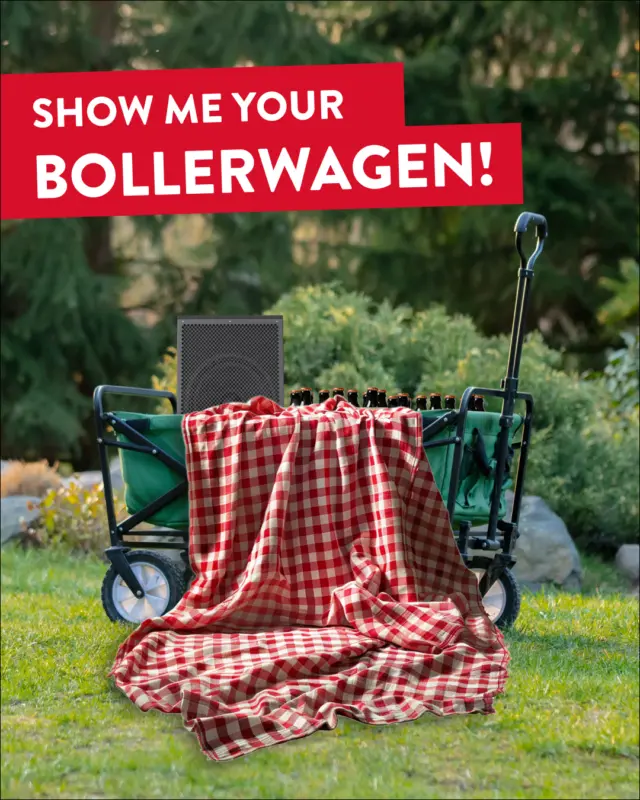 Zeigt uns euren Bollerwagen – und gewinnt! 🎉 

Ob High-End mit LED oder klapprige Kultkiste: Wir feiern eure Kreativität. Macht jetzt mit beim Bollerwagen-Contest zum Herrentag.🍻💥

👇 So geht’s:
1️⃣ Folge uns hier auf Instagram. 👍
2️⃣ Poste eine Story mit deinem Bollerwagen und verlinke uns. 📸
3️⃣ Mit etwas Glück gewinnst du ein exklusives Überraschungspaket für eure nächste Party. 🎁

🔞 Teilnahme ab 18 Jahren
📅 Teilnahmeschluss: 02.06.2025, 23.59 Uhr
📌 Dieses Gewinnspiel steht in keiner Verbindung zu Meta bzw. Instagram und wird in keiner Weise von ihnen gesponsert, unterstützt oder organisiert.
