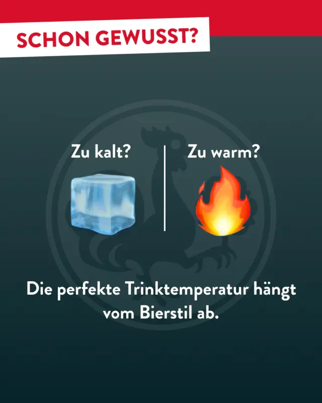 Die perfekte Biertemperatur gibt’s wirklich und sie macht den Unterschied! 🍺

Ob erfrischendes Pils oder fruchtiges Radler, jeder Bierstil hat seinen Temperatur-Sweetspot. Du willst das volle Aroma rausholen? Dann check unsere Tipps zur optimalen Trinktemperatur. 👆🏻

Das willst du selbst testen? Das beste Bier gibts hier: gilde-brauerei.com/produktfinder .

#dasgildet #meingilde #gilde #gildebrauerei #hannover #bier #bierliebe #kaltesbier #cheers #prost