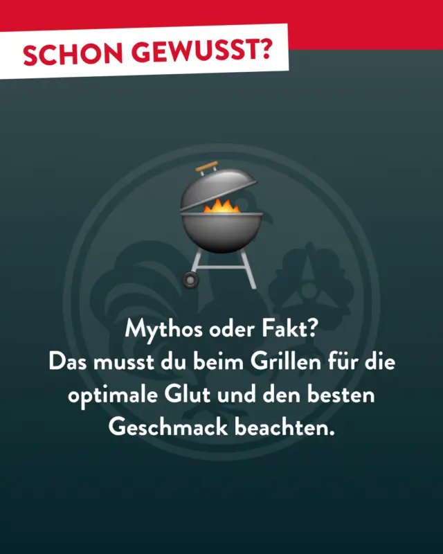 Ob du mit der Zange am Rost brillierst oder einfach nur gern danebenstehst – wir klären die Fakten des Grillens auf und bringen deinen Grill-Skill aufs nächste Level. 🔥

👉 Swipe dich durch unsere Tipps & ab in die Kommentare mit deinen persönlichen Empfehlungen. 😎

#dasgildet #meingilde #grillfakten