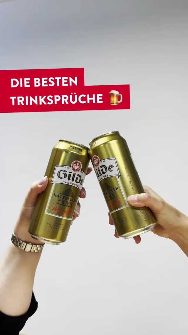 Ob alt, flach oder genial gereimt: Trinksprüche gehören einfach dazu. 🙌

Sie lockern die Stimmung, bringen alle zum Lachen (oder zum Augenrollen) – und manchmal sind sie sogar klüger, als sie klingen. 😅
 
Welche Trinksprüche kennt ihr? 🍻 Schreibt's in die Kommentare! 🔥
 
#trinksprüche #dasgildet #meingeilde