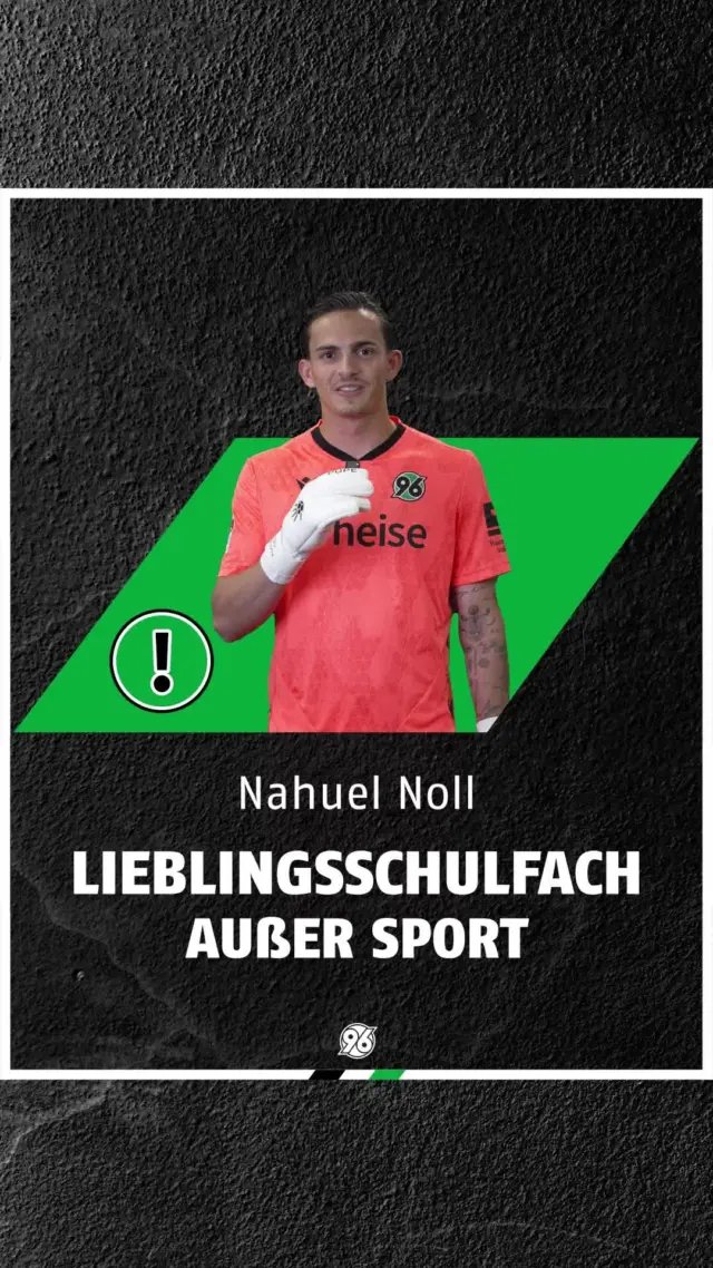 Das kam überraschend, oder? 😅
Nahuel Nolls Lieblingsfach war tatsächlich Geschichte! 📚
(Hoffentlich schreiben wir mit ihm noch ein bisschen was davon. 😉)

Der oder die Gewinner*in wurde von uns per DM kontaktiert. 📩
Für alle anderen gilt: Nächste Chance am Mittwoch vor dem nächsten Auswärtsspiel!
Einfach wieder mitraten und Tickets fürs Heimspiel sichern. 🏟️

#GildeFanquiz #Hannover96 #96 #NiemalsAllein #H96 #GildeBier #Gilde #HannoverLiebe #FussballLiebe #96Fans #Heimspiel #Auswärtsspiel #gewinnspiel