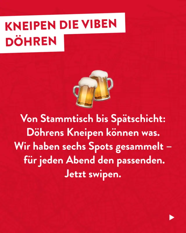 Döhren ohne Kneipenrunde? Kaum vorstellbar. Hier trifft man sich nach Feierabend, hier läuft der Fußball, hier wird geschnackt, gelacht und natürlich angestoßen. ✨
Wir haben 6 Spots gesammelt, die zeigen: Döhren hat Herz, Charakter und immer ein kühles Bier parat. 🍺

👉 Swipe durch die Tipps, such dir deinen Favoriten raus und sag uns: Wo startet deine nächste Runde?

#dasgildet #meingilde #hannover #kneipentour #döhren