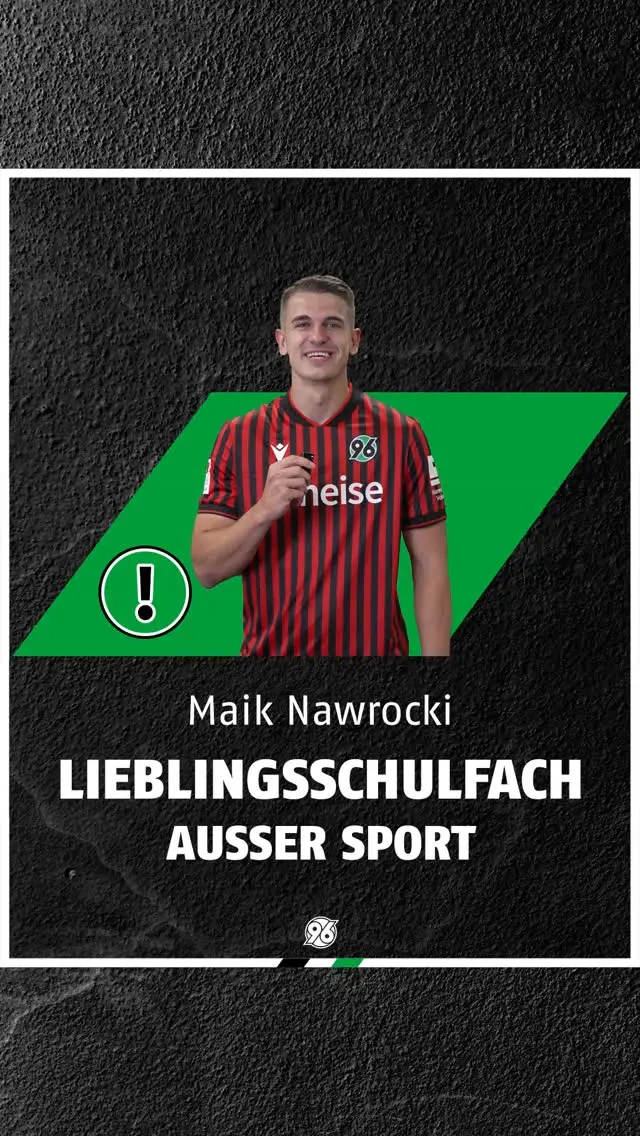 Und hier kommt die Auflösung! ⏰

Maik Nawrockis Lieblingsfach (außer Sport) war tatsächlich: Mathe. ➗📚
 
Danke fürs Mitmachen – und Glückwunsch an den Gewinner! 🏟️🍻

Allen anderen wünschen wir viel Erfolg beim nächsten Mal! 🖤🤍💚
 
#GildeFanquiz #Gilde #hannover #meinGilde #dasgildet #H96 #Hannover96 #NiemalsAllein