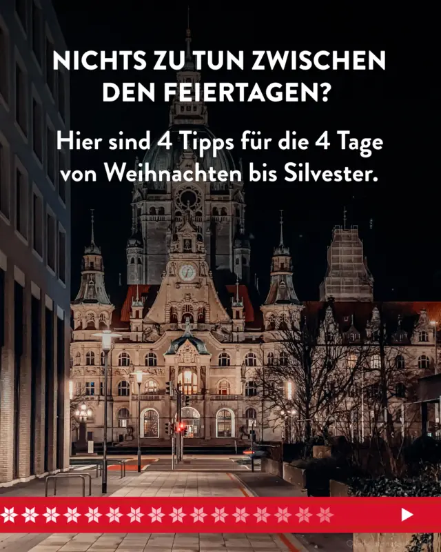 Man kennt’s: Freie Tage zwischen den Jahren, aber keine Pläne. ❄️

Diese 4 Aktivitäten sorgen für Abwechslung. 🏀🎨
 
#dasgildet #meingilde #hannover #gildebrauerei