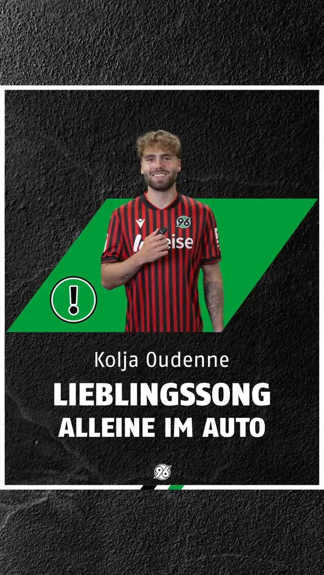 Koljas Lieblingssong beim Autofahren? Unwritten von Natasha Bedingfield. 😎
Scheibenwischer an, Heizung auf 3 und laut mitsingen – Kolja bringt selbst im Winter gute Laune ins Spiel. ❄️🚗
 
Glückwunsch an den Gewinner! Allen anderen wünschen wir viel Glück beim nächsten Fanquiz! 🙌
 
#Gilde #MeinGilde #dasgildet #GildeFanquiz #H96 #Hannover96 #NiemalsAllein #Hannover