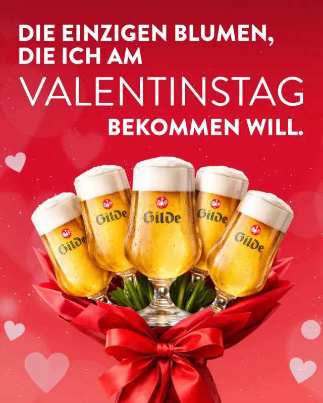 Suchst du noch nach einem Geschenk für nächste Woche?😏

Da gibt’s definitiv nur einen richtigen Strauß. 🍺

Verblüht nicht, schmeckt besser und macht garantiert glücklich. ❤️

#meingilde #dasgildet #hannover #gildebrauerei #valentinstag