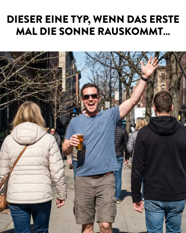 14 Grad und Sonne? Das schreit doch nach kurzer Hose & T-Shirt, oder? 🩳☀️

Und ganz ehrlich: Wir feiern den Mut. 😄

Jetzt zu euch: Kennt ihr so einen Typen – oder seid ihr’s vielleicht selbst? 😅👇
#meingilde #dasgildet #frühling #hannover