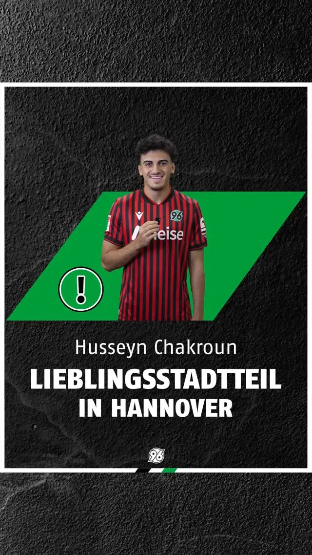 Ihr habt fleißig geraten 👀 Hier kommt die Auflösung 👇

Chakrouns Lieblingsstadtteil ist die List! 🙌

Urban, lebendig und einfach Hannover pur. 😉

Glückwunsch an den Gewinner und viel Spaß beim Heimspiel gegen Paderborn! 🙌⚽️

#meingilde #dasgildet #h96 #hannover96 #fanquiz