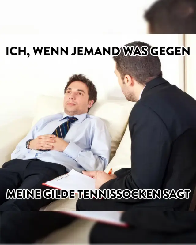 Wir bleiben ruhig und atmen einmal durch. 😮‍💨
Und dann sagen wir’s ganz sachlich: Einfach im Online-Shop bestellen und selbst merken, warum wir sie so lieben. 🫶🏼
#meingilde #dasgildet #meme #tennissocken