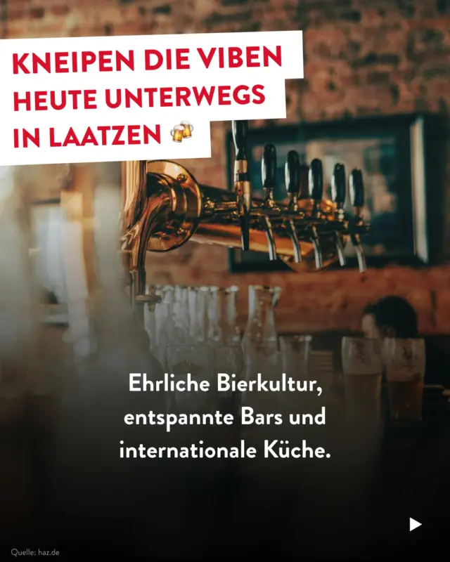 In Laatzen wird es abwechslungsreich. 🍺✨
Wir haben euch 5 Wohlfühlspots zwischen uriger Kneipe, grünem Biergarten und mediterraner Küche rausgesucht. Natürlich gibt es noch viele weitere zu entdecken.
👉 Welche Gastro ist euer Go-To in Laatzen?
#meingilde #dasgildet #kneipendieviben #hannover