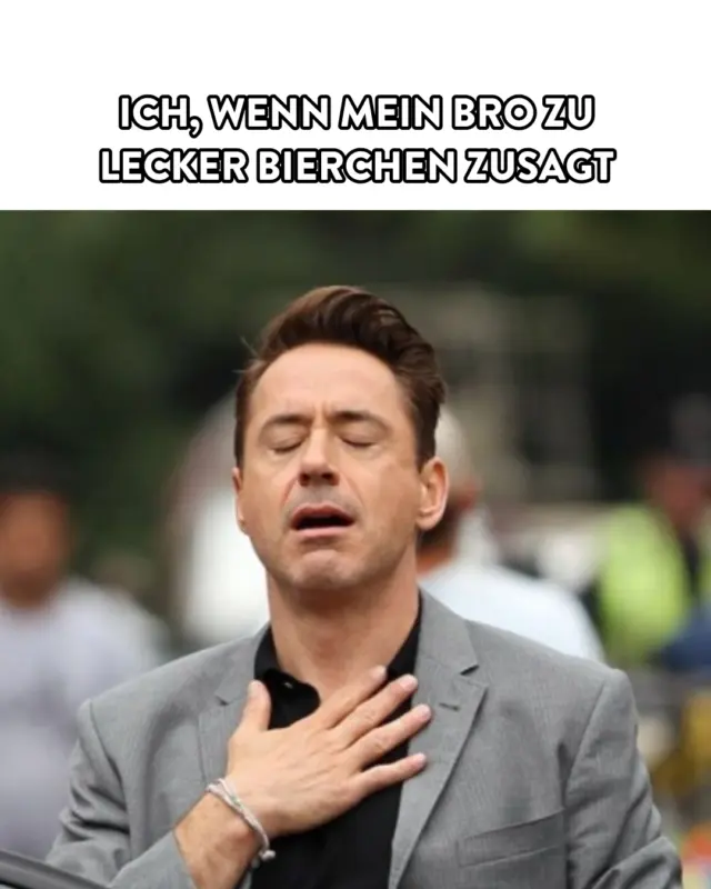 Das ist doch einfach das schönste Gefühl der Welt, oder? 🥹
Markiert einen Bro, mit dem ihr auch mal wieder ein Bier trinken müsst! 🍻
#meingilde #dasgildet #meme #bro