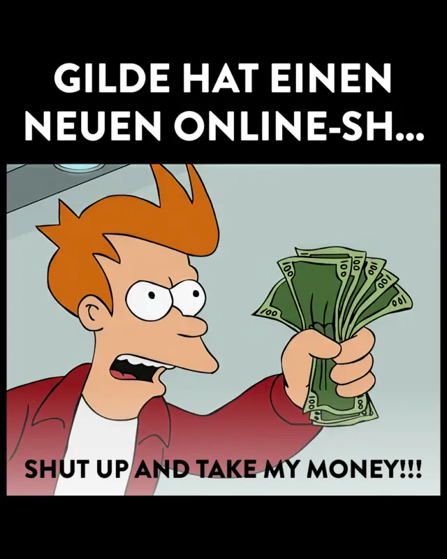 Na nu.... der Online-Shop in neuem Design? 👀

Richtig gesehen! Ab sofort findet ihr in unserem neuen Online-Shop alles, was ihr braucht. Und das Beste: Bis zum 30.05. bekommt ihr dort 10% Rabatt auf eure Bestellung.

👉 Code: new2026

Schaut mal rein. Link ist in der Bio. 😋
#meingilde #dasgildet #onlineshop #shop #fanshop