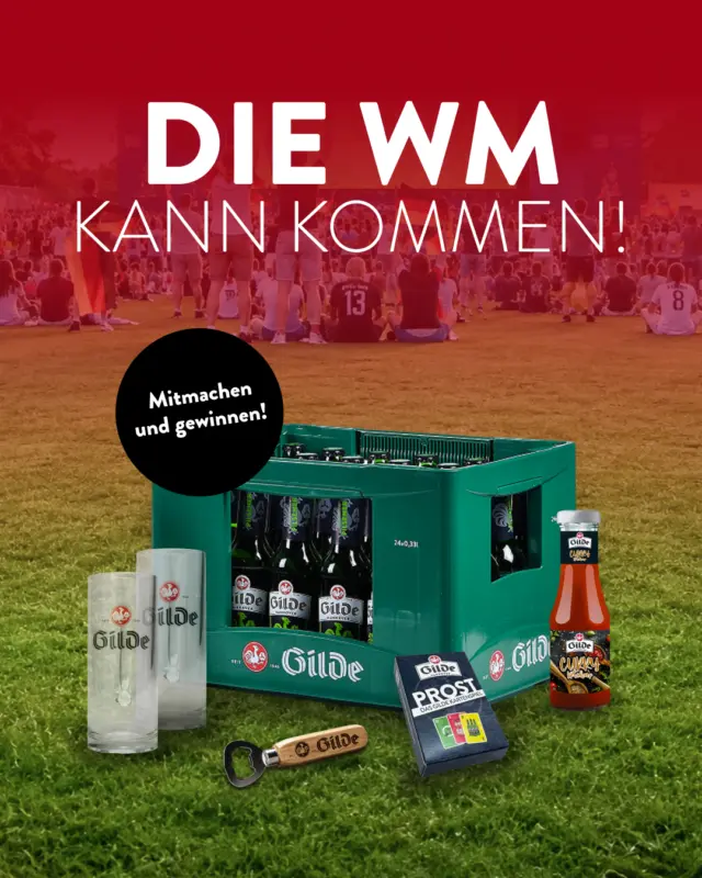 Anpfiff für euer perfektes WM-Setup! ⚽🍻

Die WM läuft und wir sorgen dafür, dass drei glückliche Gewinner für das nächste Deutschland-Spiel bestens ausgestattet sind.

Unser WM-Paket beinhaltet alles, was ein guter Fußballabend braucht: Bier, Gläser, Spielspaß und das passende Werkzeug. 😉

So macht ihr mit:
✅ Beitrag liken
✅ Kommentieren, mit wem ihr das nächste Deutschland-Spiel schaut
 
Wir wünschen euch viel Glück! Auslosung ist am 16.06. um 15 Uhr.

#Gilde #GildeBrauerei #WM #DeutschlandSpiel #Rudelgucken #Hannover #AnpfiffMitGilde

Das Gewinnspiel steht in keiner Verbindung zu Instagram/Facebook.
