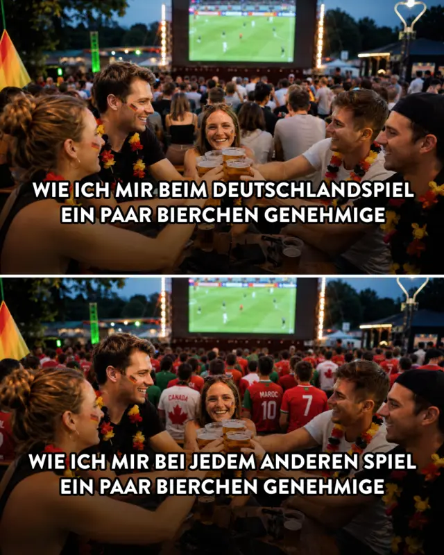 Deutschland ist zwar raus, aber Gründe zum Biertrinken gibt es trotzdem noch genug. 🍻

Zur Not dann eben auch die restlichen WM-Spiele. 🙃

Wie seht ihr das? Schaut ihr noch oder ist die WM für euch endgültig vorbei? 🥹

#meingilde #dasgildet #bier #wm #hannover