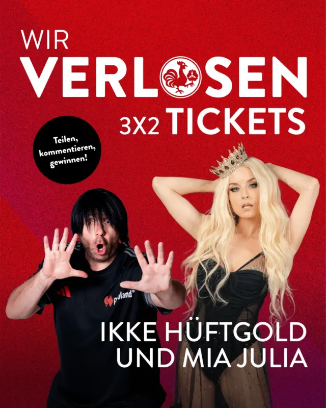 Party-Alarm auf der @laga_badnenndorf! 🎉

Zusammen mit @livingconcerts verlosen wir 3x2 Gästelistenplätze für Ikke Hüftgold und Mia Julia. Ihr wollt dabei sein? Dann macht mit:

👥 Eine Person markieren, mit der ihr feiern wollt
🔁 Beitrag in der Story teilen

Auslosung ist am Freitag, 13 Uhr. Viel Glück! 🍀

#meingilde #dasgildet #hannover #ikkehüftgold #miajulia #livingconcerts #landesgartenschau #badnenndorf

Das Gewinnspiel steht in keiner Verbindung zu Meta und wird in keiner Weise von Meta gesponsert, unterstützt oder organisiert.