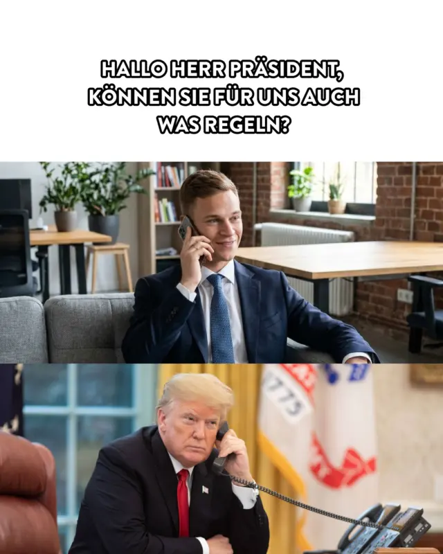 Wenn ein Anruf reicht, damit Balogun trotz roter Karte wieder spielen darf: Könnten Sie dann vielleicht auch kurz regeln, dass Deutschland nach dem Ausscheiden einfach wieder ins Turnier einsteigt?

Wir würden sogar höflich „Bitte“ sagen. Und ein Bierchen ausgeben. 🍻🇩🇪

Unser Tipp fürs Finale: Argentinien gegen Frankreich. 🇦🇷⚽🇫🇷
Was ist euer Tipp? Wer kommt ins Finale? 👇

#meingilde #dasgildet #wm #fußball #meme
