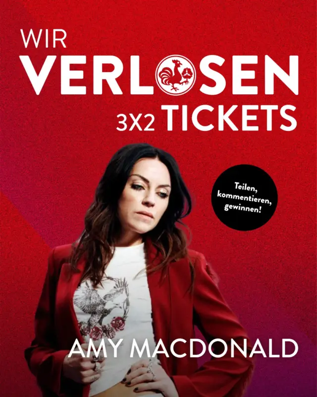 Amy Macdonald rockt am 22.08. die Bühne der @laga_badnenndorf! 🎤✨

Du willst dabei sein? Wir verlosen 3x2 Tickets! 🍀

So landet ihr im Lostopf:
👥 Markiert eine Person, mit der ihr unbedingt zum Konzert wollt.
🔁 Teilt den Beitrag in eurer Story.

Die Auslosung erfolgt am Dienstag um 15 Uhr. Viel Glück! 🍻

#meingilde #dasgildet #hannover #brauerei #amymacdonald @livingconcerts 

Das Gewinnspiel steht in keiner Verbindung zu Meta und wird in keiner Weise von Meta gesponsert, unterstützt oder organisiert.