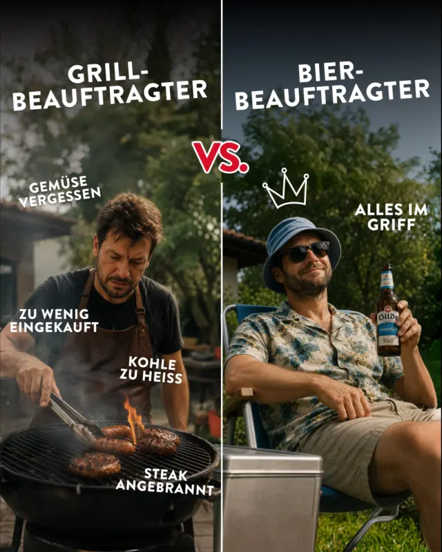 Grillerchen am Sonntag? 🔥 Bin dabei! 🙌

Ich kümmer mich dann um die Getränke.. 😁🍺

#grillen #meingilde #dasgildet #hannover #brauerei
Dieses Bild wurde KI-generiert.