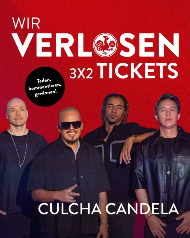 Hamma! Am 29.08. bringen Culcha Candela die @laga_badnenndorf zum Tanzen. 🔥🎶

Ihr wollt bei der Party dabei sein? Dann sichert euch die Chance auf 3x2 Tickets!

💃 Markiert die Person, die mit euch garantiert nicht stillstehen kann.
📲 Teilt den Beitrag in eurer Story.

Die Gewinner losen wir am Dienstag um 15 Uhr aus. Viel Glück! 🍻

#meingilde #dasgildet #hannover #brauerei #culchacandela @livingconcerts 
 
Das Gewinnspiel steht in keiner Verbindung zu Meta und wird in keiner Weise von Meta gesponsert, unterstützt oder organisiert.